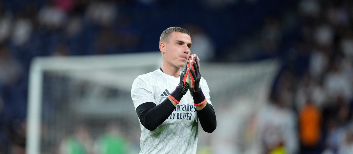 Lunin se convirtió en el primer portero en dar una asistencia a un jugador del Madrid en el siglo XXI