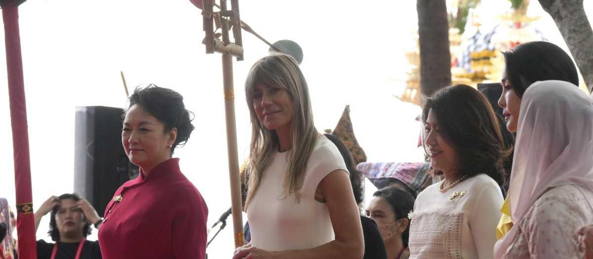 Begoña Gómez en la cumbre del G-20 de Indonesia de 2022