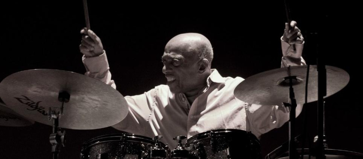 El batería de jazz Roy Haynes