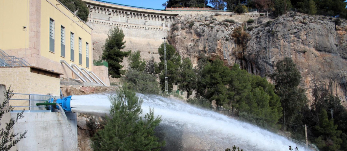 Imagen del embalse de La Cierva, en Murcia