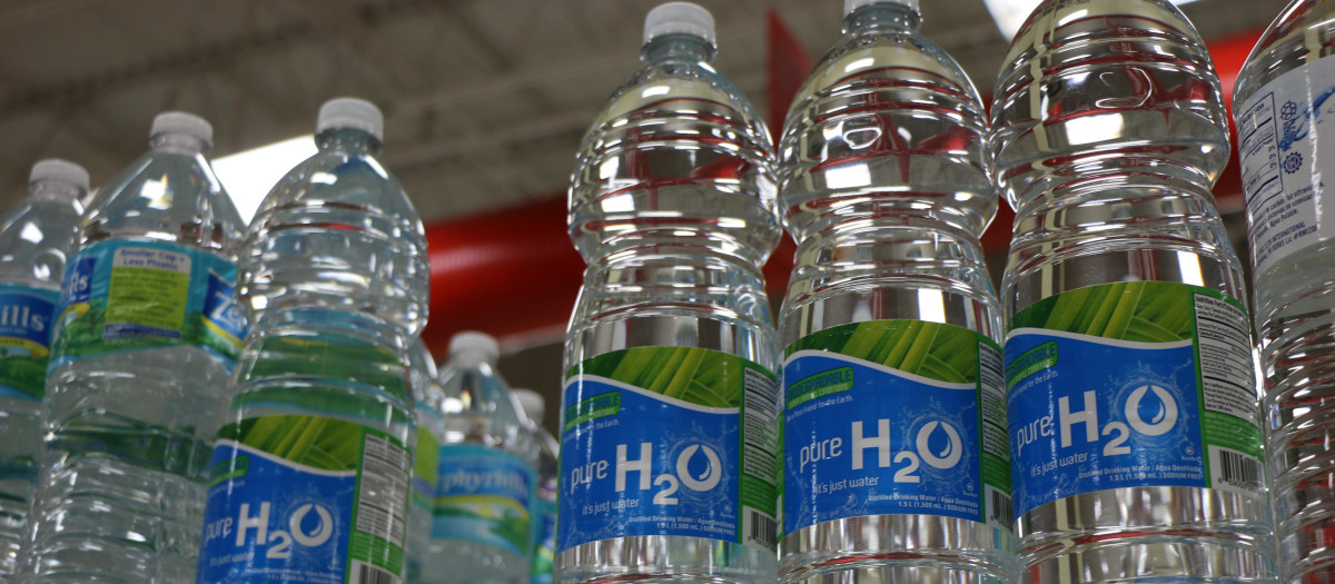 Botellas de agua