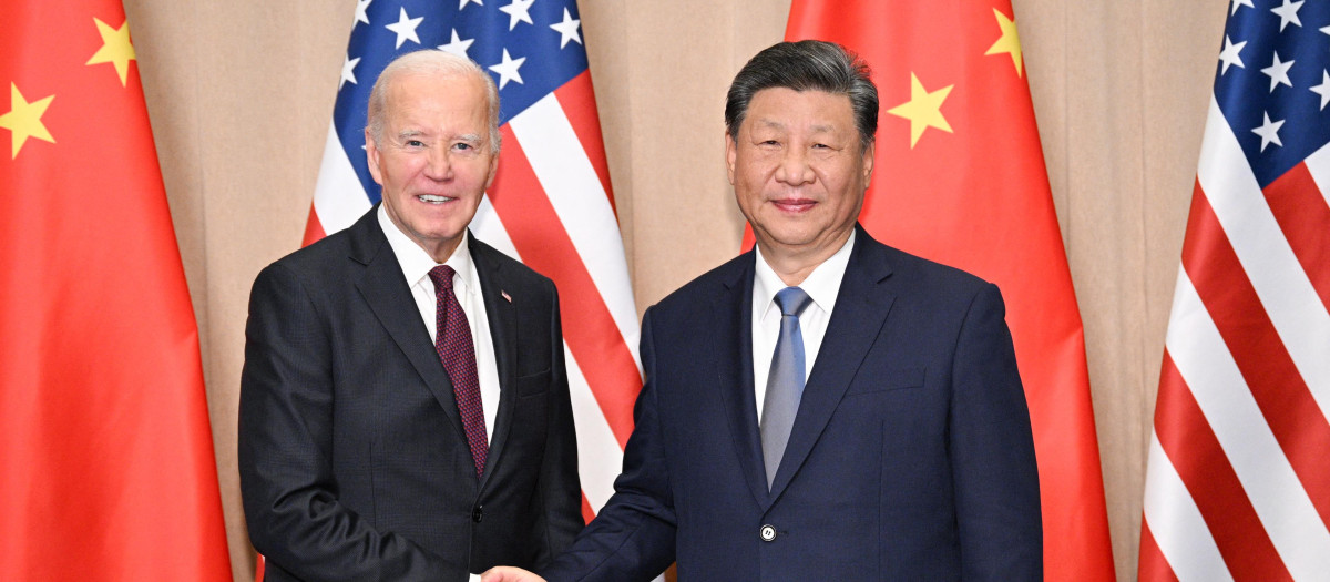 El Presidente chino Xi Jinping se reúne con el Presidente estadounidense Joe Biden