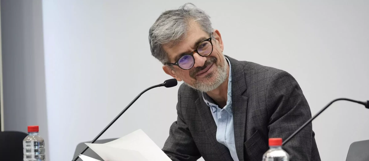 Fabrice Hadjadj durante su intervención de esta mañana