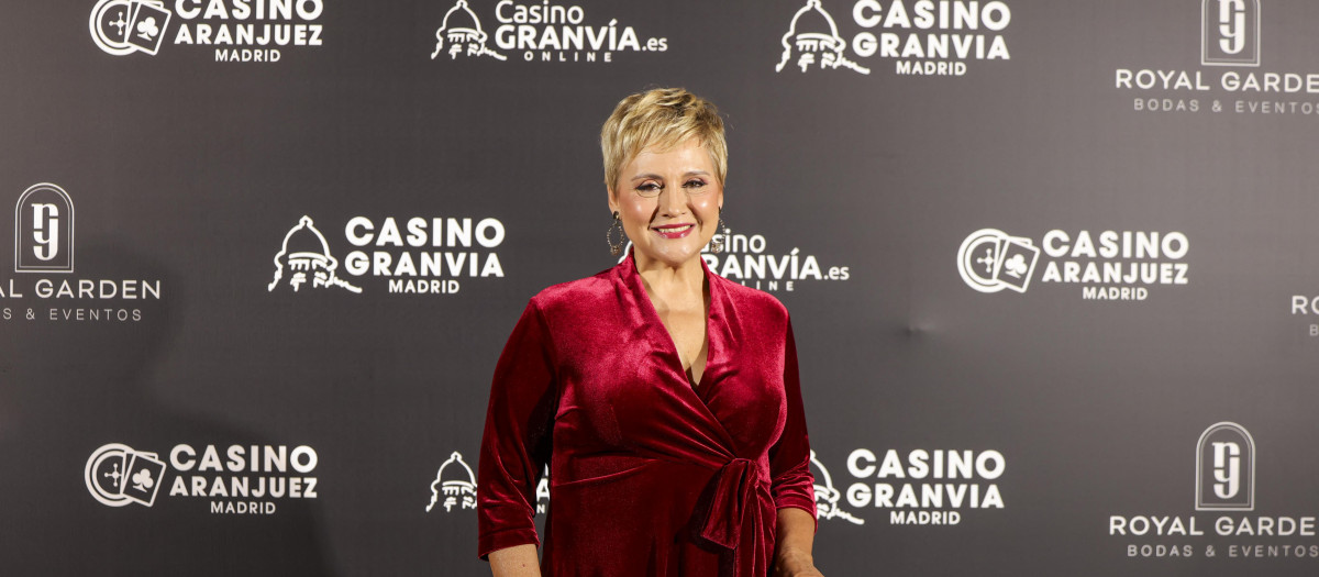 La presentadora de Equipo de Investigación, Gloria Serra, en la gala de la Antena de Oro 2024