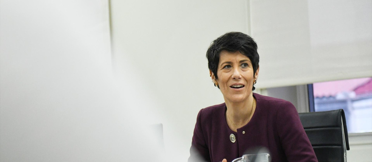 La ministra de Inclusión, Seguridad Social y Migraciones, Elma Saiz.