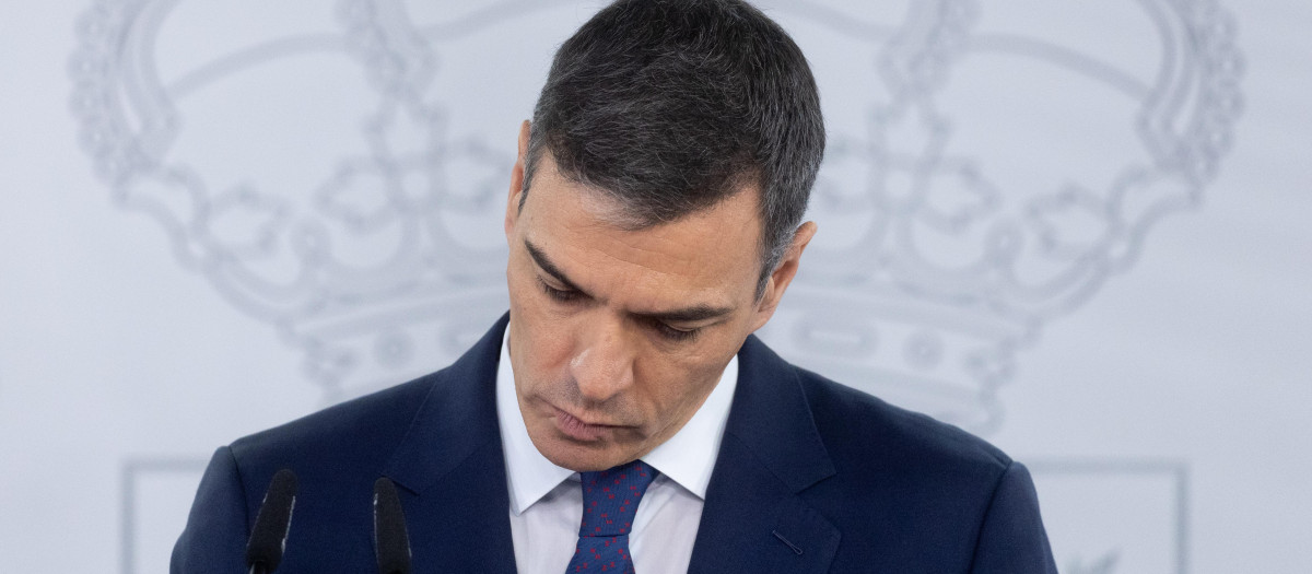 El presidente del Gobierno, Pedro Sánchez
