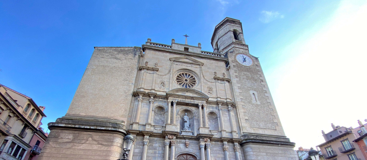 La iglesia de Sant Esteve de Olot.