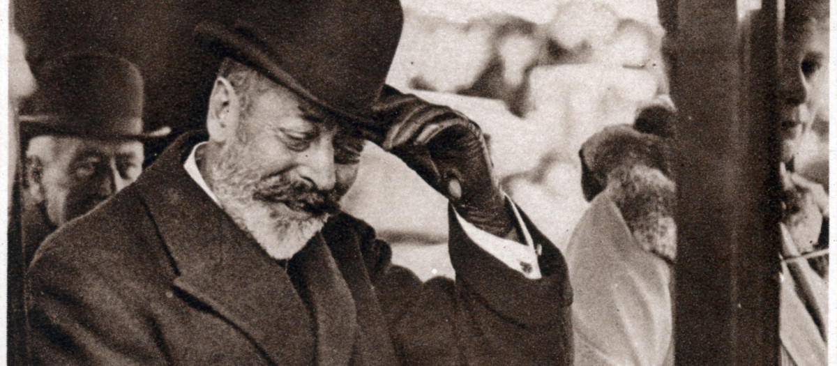 El Rey Jorge V en una imagen de 1929