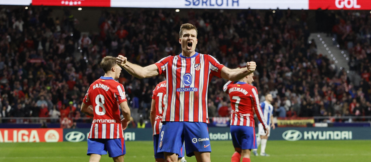 Alexander Sorloth anotó el gol de la victoria en el minuto 86