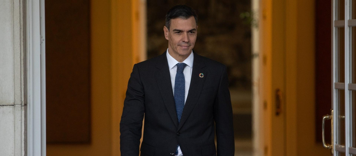 El presidente del Gobierno, Pedro Sánchez