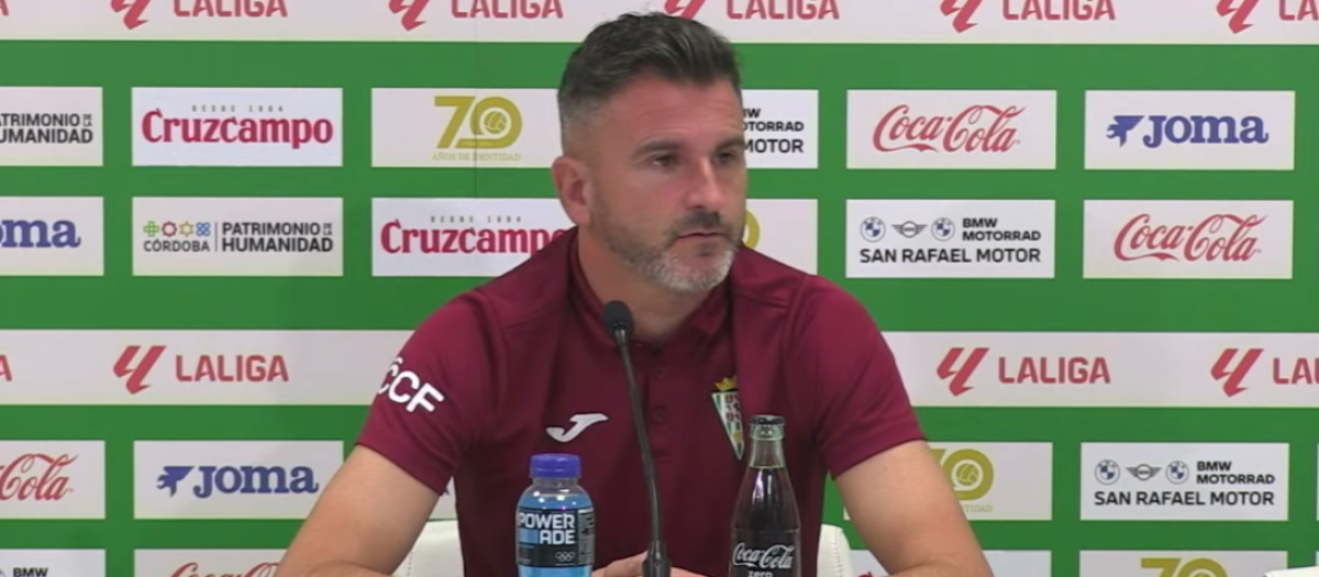 Iván Ania atiende a los medios en El Arcángel