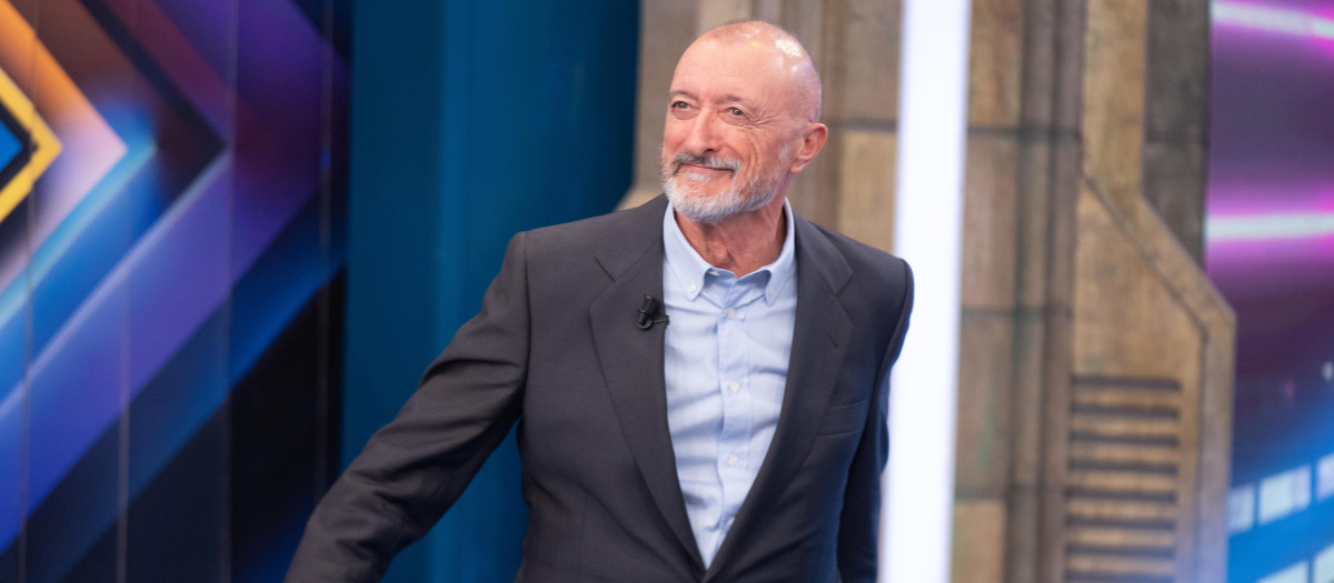 Arturo Pérez-Reverte, en una imagen de su reciente visita a El Hormiguero