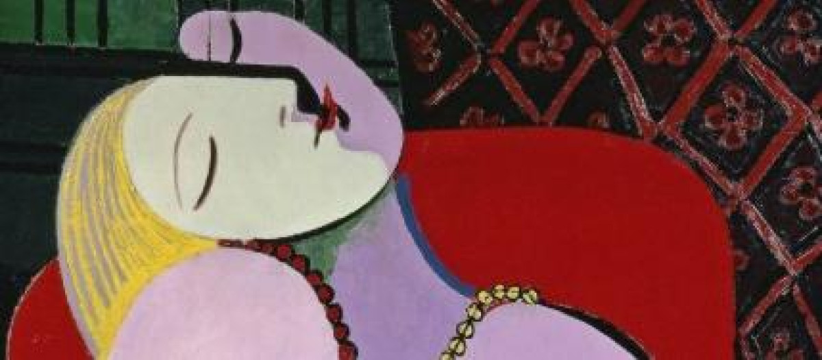 Detalle de El sueño (1932) de Picasso