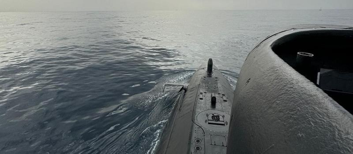 El submarino "Galerna" durante los ejercicios MAR ASW-24