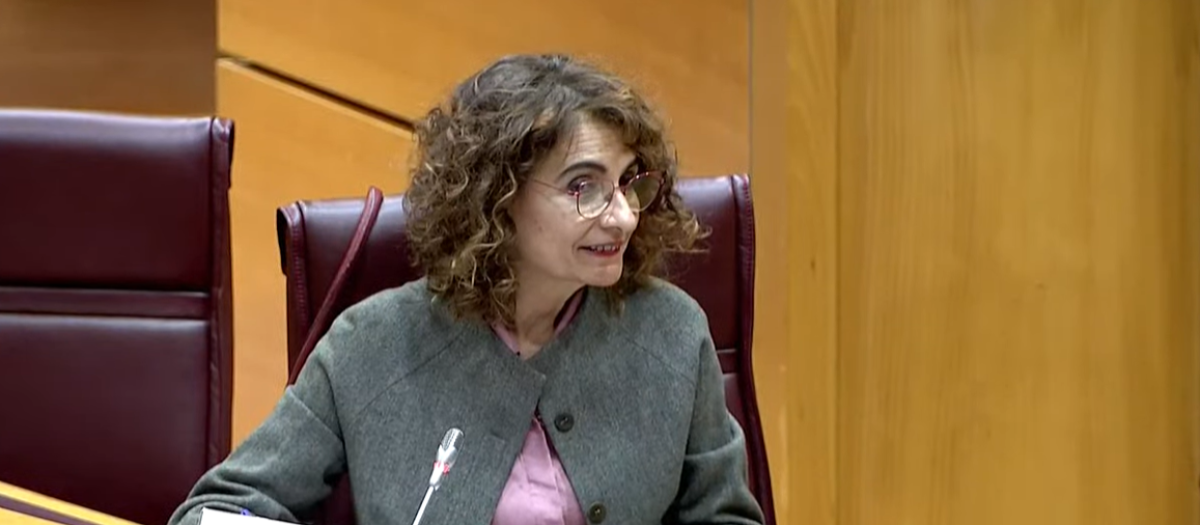 La vicepresidenta primera del Gobierno y ministra de Hacienda, María Jesús Montero