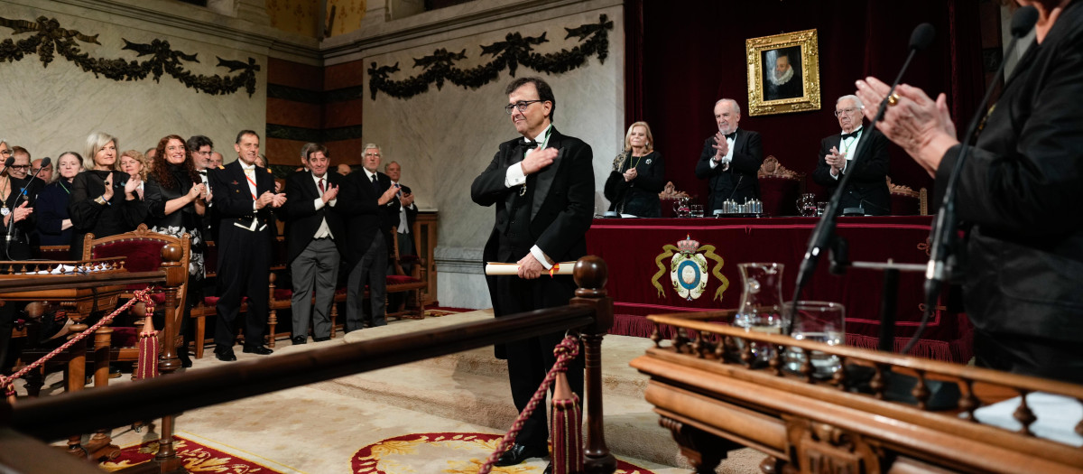 Ceremonia de ingreso de Javier Cercas como académico de la RAE
