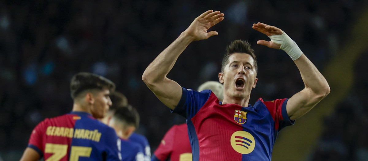 Robert Lewandowski marcó su gol número 100 en Champions