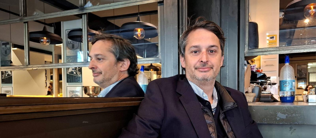 El periodista Iñaki Ellakuría, en Barcelona