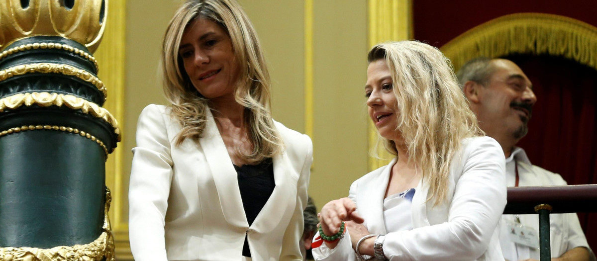 Begoña Gómez y Cristina Álvarez, asesora de Moncloa