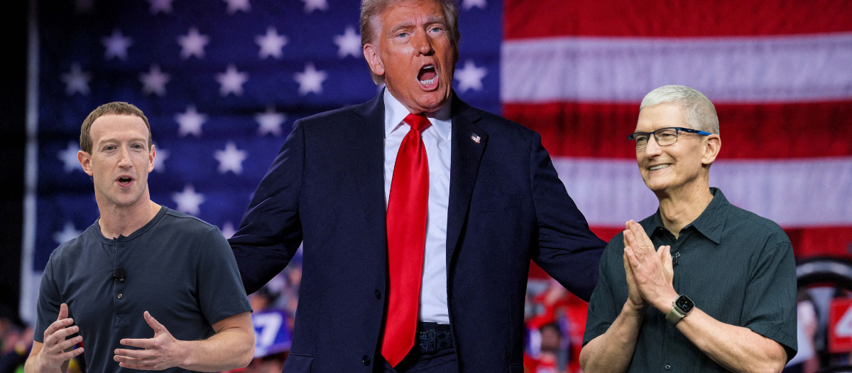 Mark Zuckeberg y Tim Cook ya han hablado con Trump