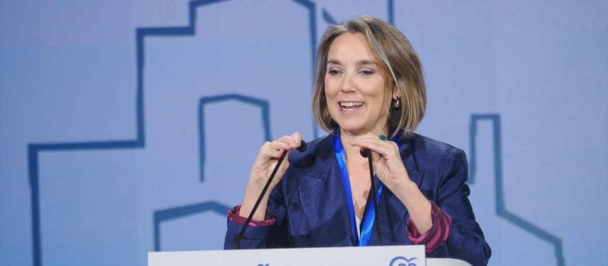La secretaria general del PP, Cuca Gamarra