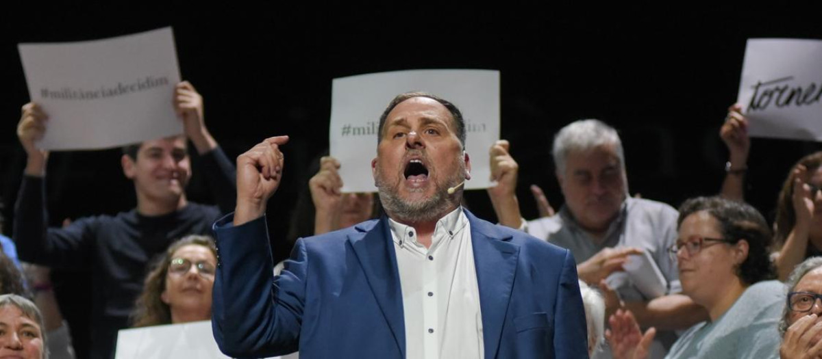 El expresidente de ERC Oriol Junqueras, en una imagen de archivo