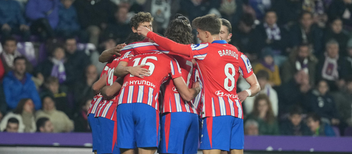 El Atlético de Madrid consiguió una victoria contundente en Valladolid