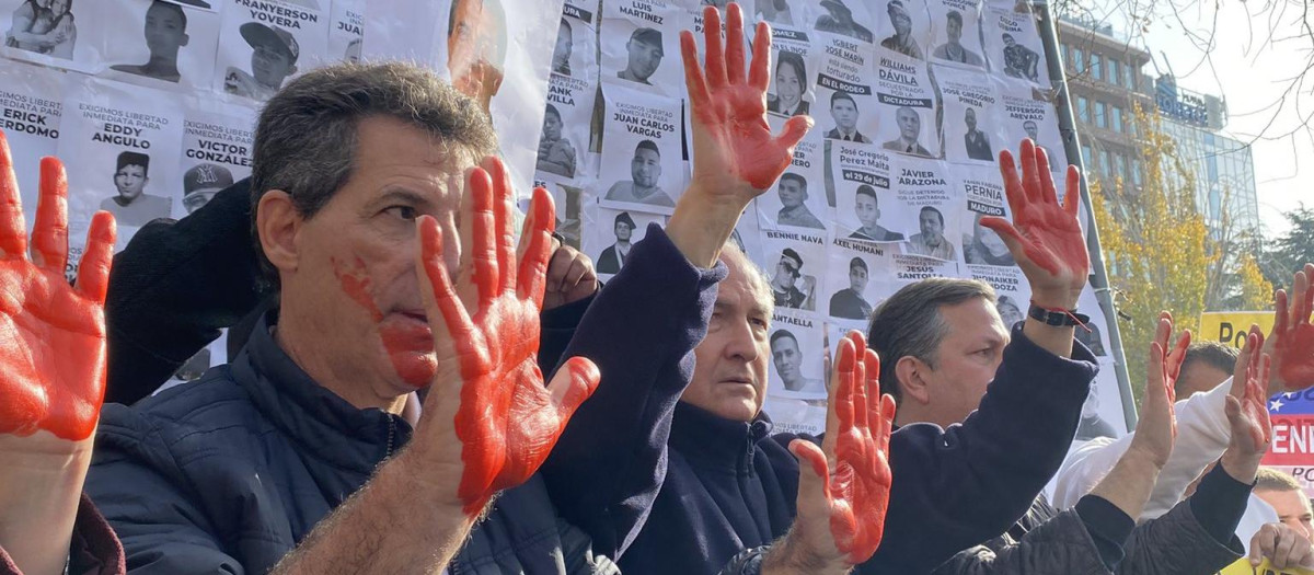 Antonio Ledezma y otros líderes opositores venezolanos en el exilio demandan justicia por las violaciones de DD.HH en Venezuela
