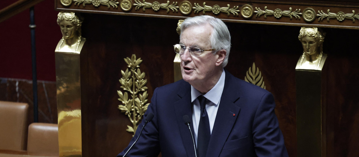 Michel Barnier en la Asamblea Nacional
