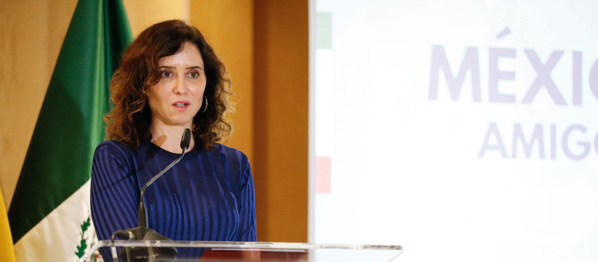 La presidenta de la Comunidad de Madrid, Isabel Díaz Ayuso