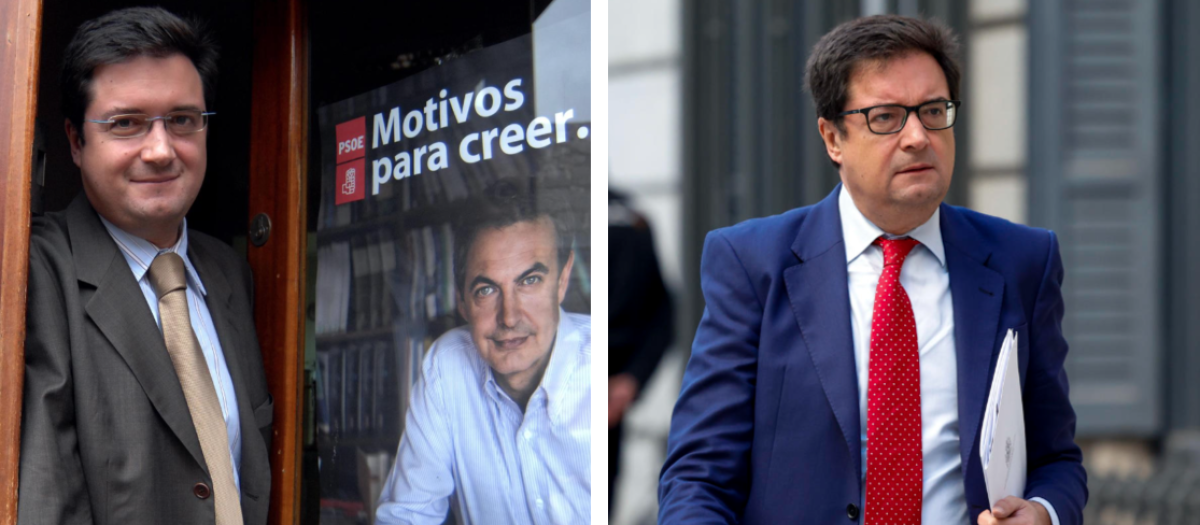 Óscar López, en imágenes de 2008 y 2024