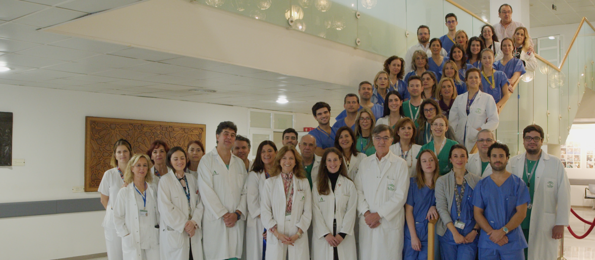 Equipo de profesionales del programa de trasplante pulmonar