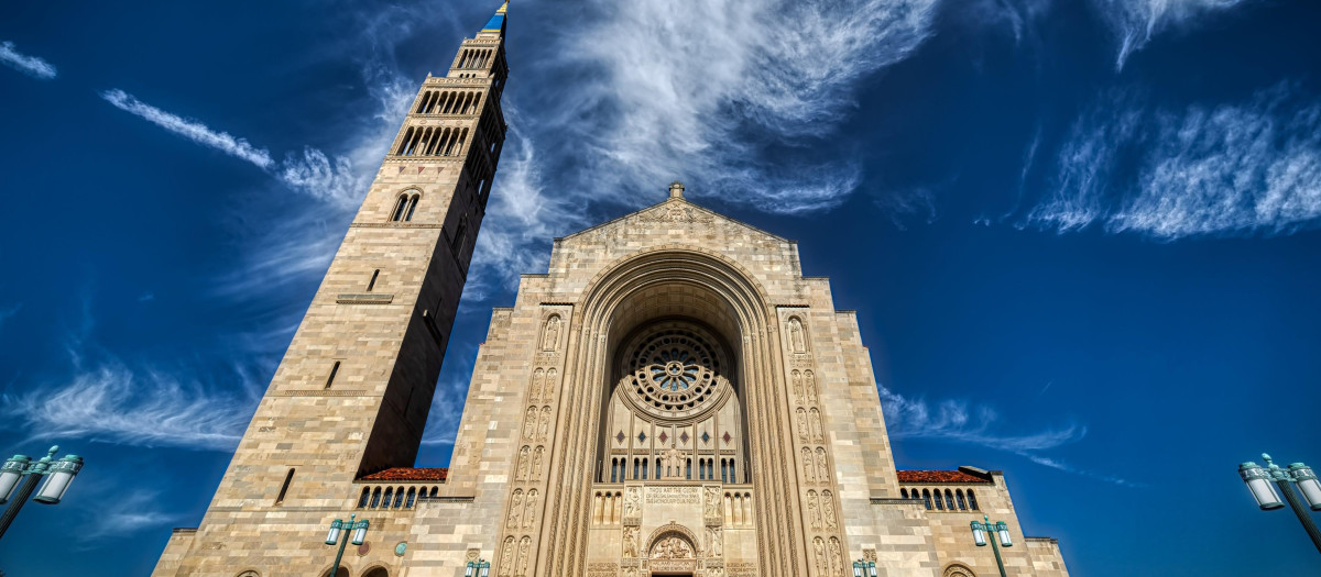 El santuario nacional de la Inmaculada Concepción de Washington es uno de los templos que secundará la iniciativa