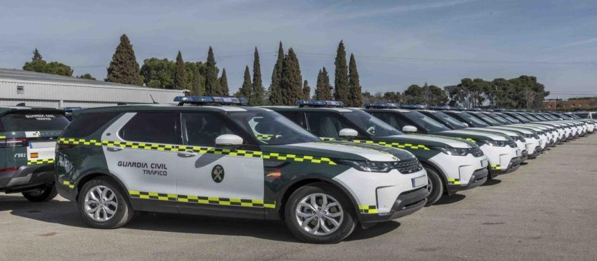 Una de las flotas de vehículos recibidas por la DGT