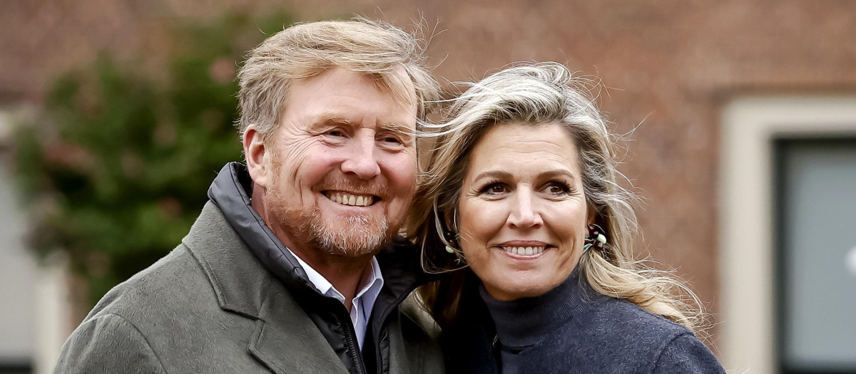 King Willem Alexander and Queen Maxima during a photo session in Hague, Netherlands - 22 Dec 2023