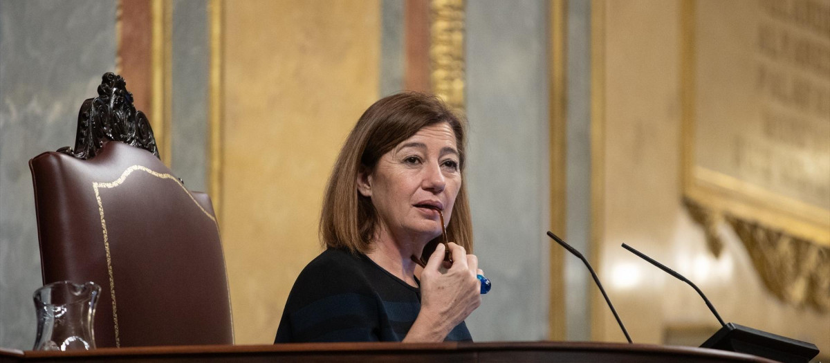 La presidenta del Congreso, Francina Armengol