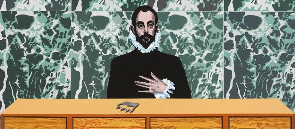 Una de las obras de la exposición El Greco is different