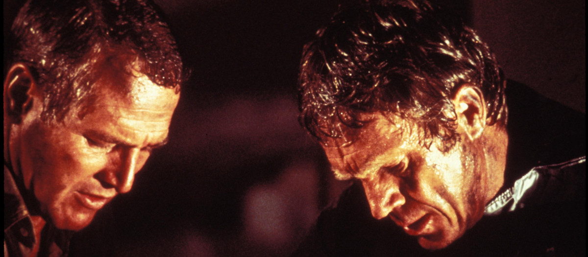 Paul Newman y Steve MacQueen, en El coloso en llamas