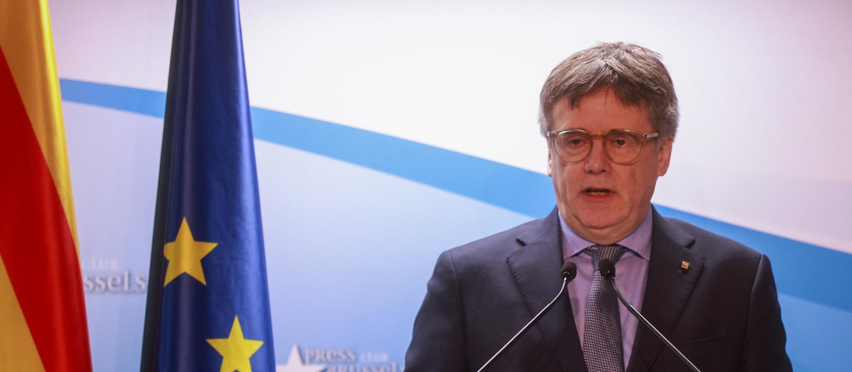 El presidente de Junts per Catalunya (Junts per Catalunya), Carles Puigdemont