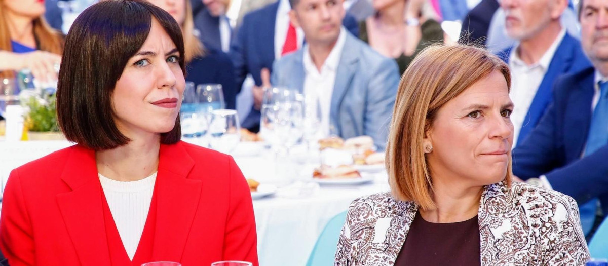 Diana Morant y Pilar Bernabé, en un acto en Alicante