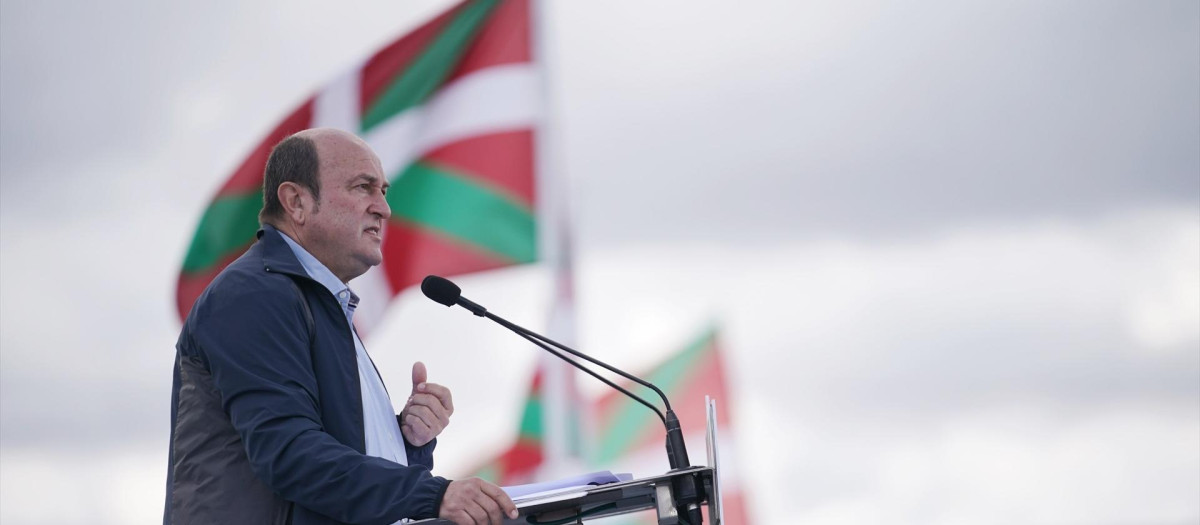 El presidente del PNV, Andoni Ortuzar