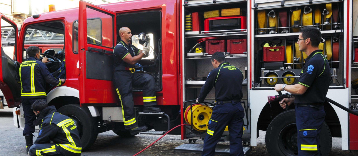 Bomberos de Madrid (Foto de archivo)