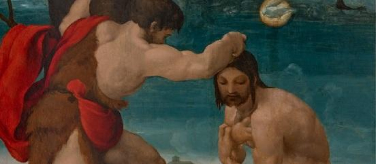 El Bautismo de Cristo, de Pedro Machuca