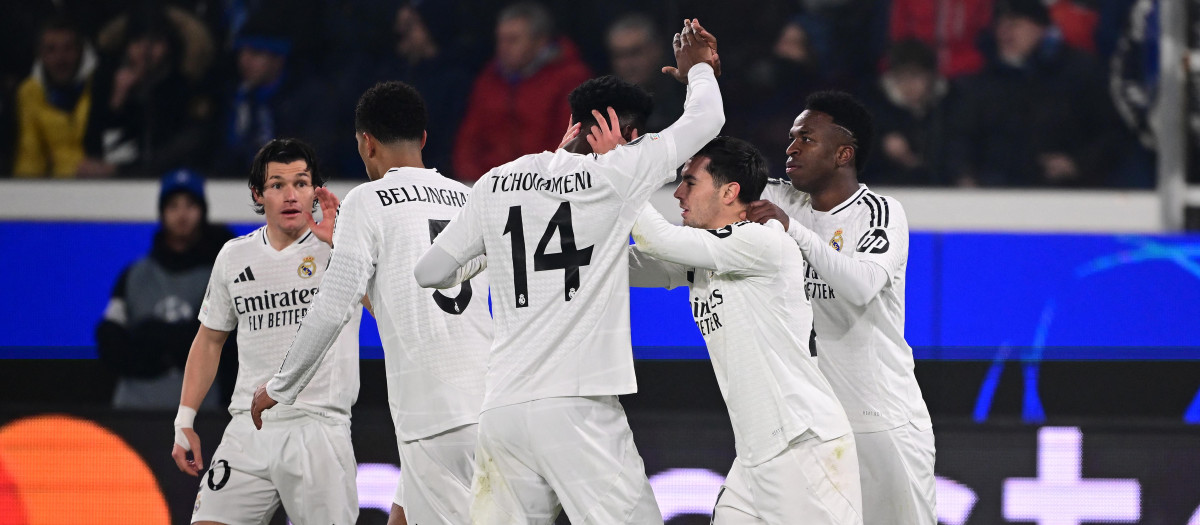 El Real Madrid consiguió un triunfo balsámico en Bérgamo