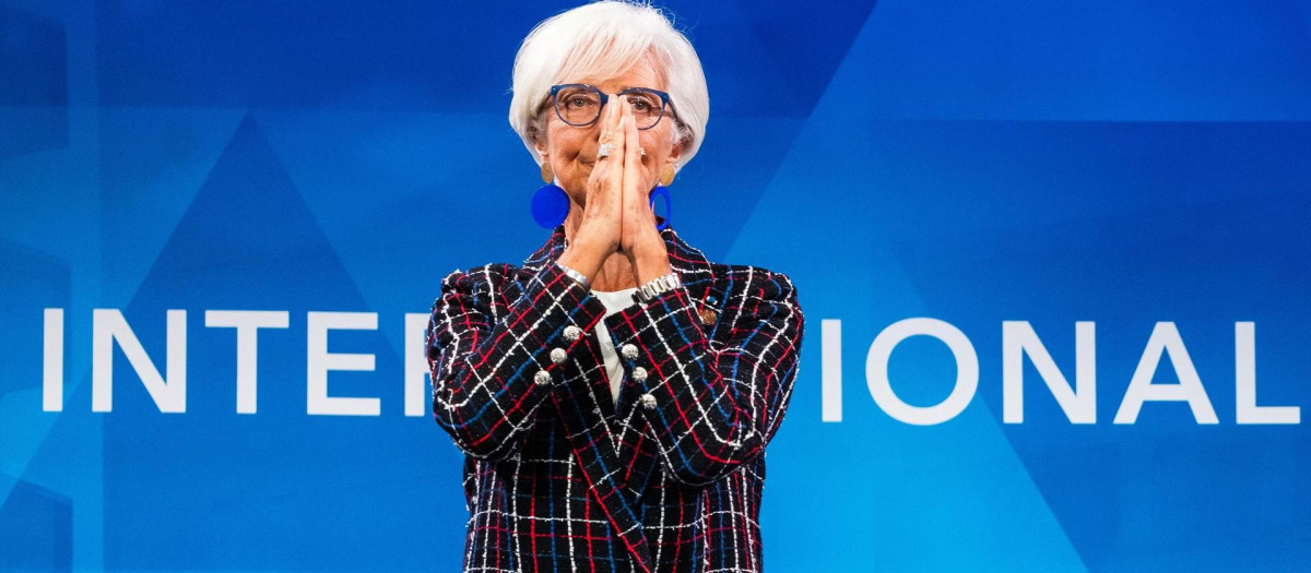 La presidenta del Banco Central Europeo, Christine Lagarde