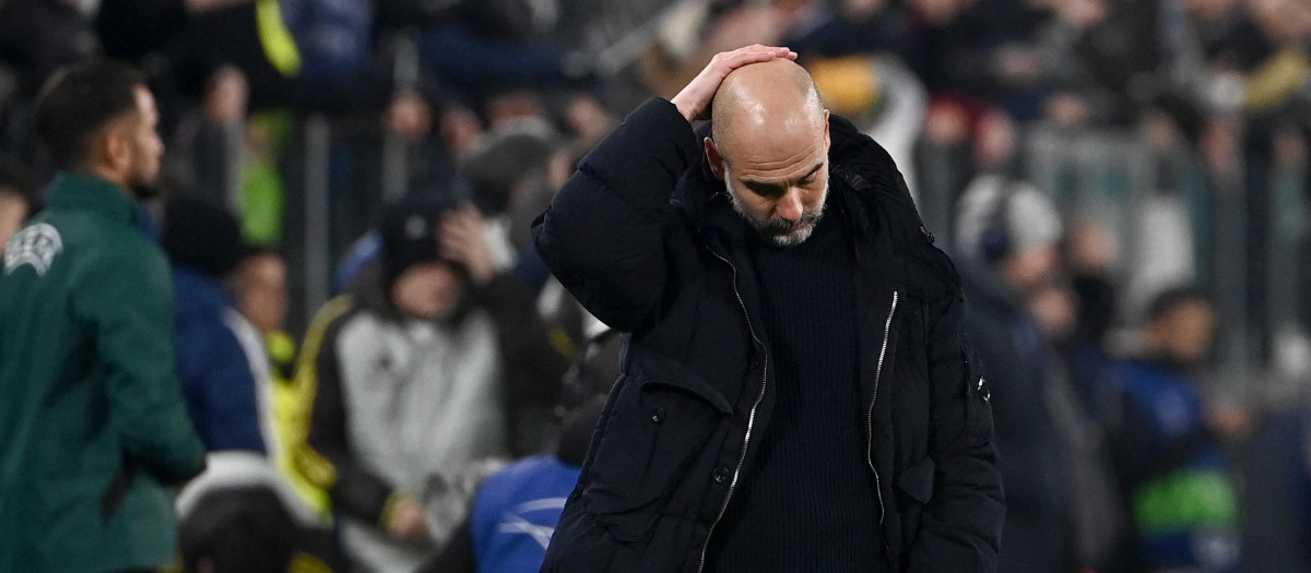 Pep Guardiola está pasando su peor momento en el Manchester City