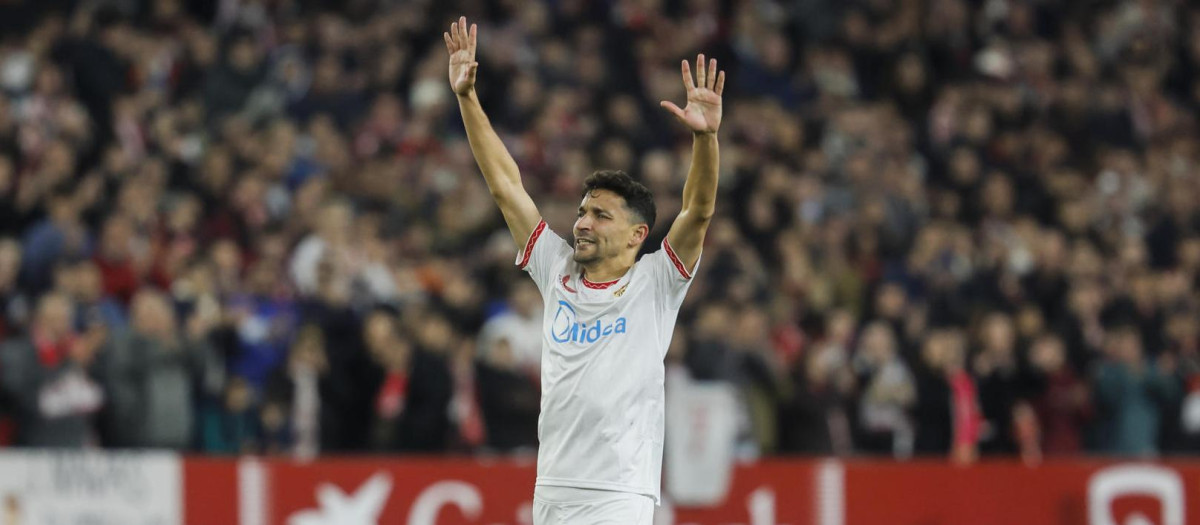 Jesús Navas se despide del sevillismo en el Sánchez-Pizjuán