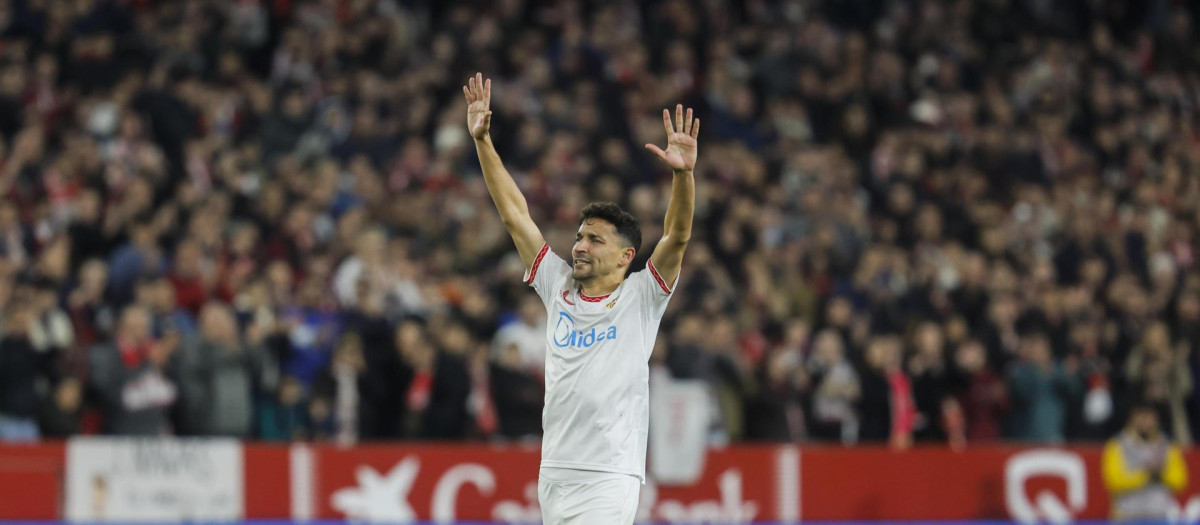 Jesús Navas se despide del sevillismo en el Sánchez-Pizjuán