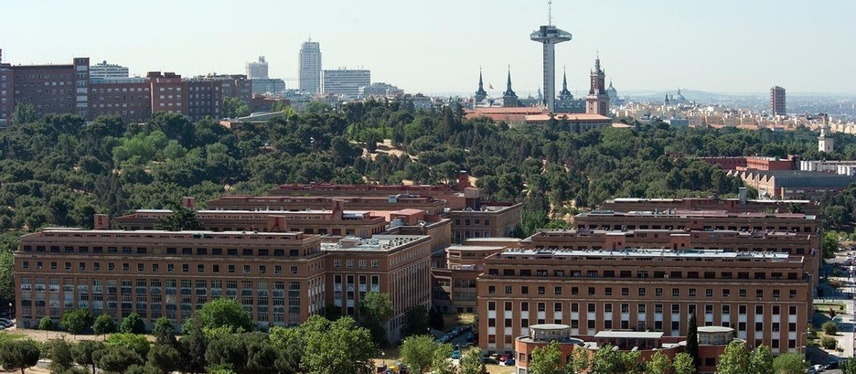 Vista de la Universidad Complutense de Madrid
