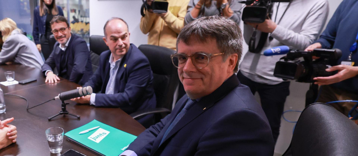 Carles Puigdemont y Jordi Turull, en una imagen de archivo